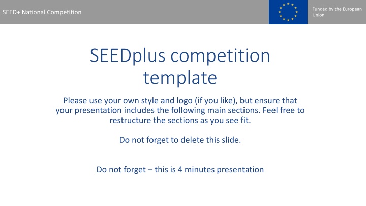 Empowering Innovation: SEEDplus National Competition