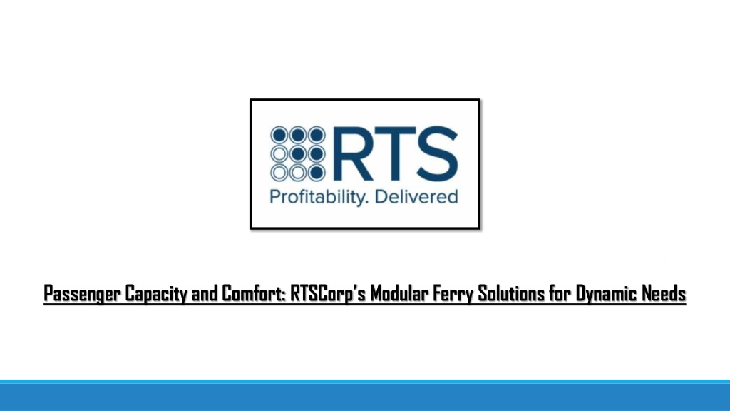 passenger capacity and comfort rtscorp s modular l.w