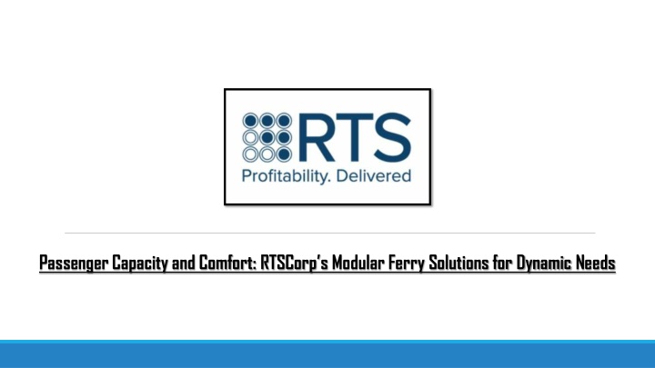 passenger capacity and comfort rtscorp s modular n.w