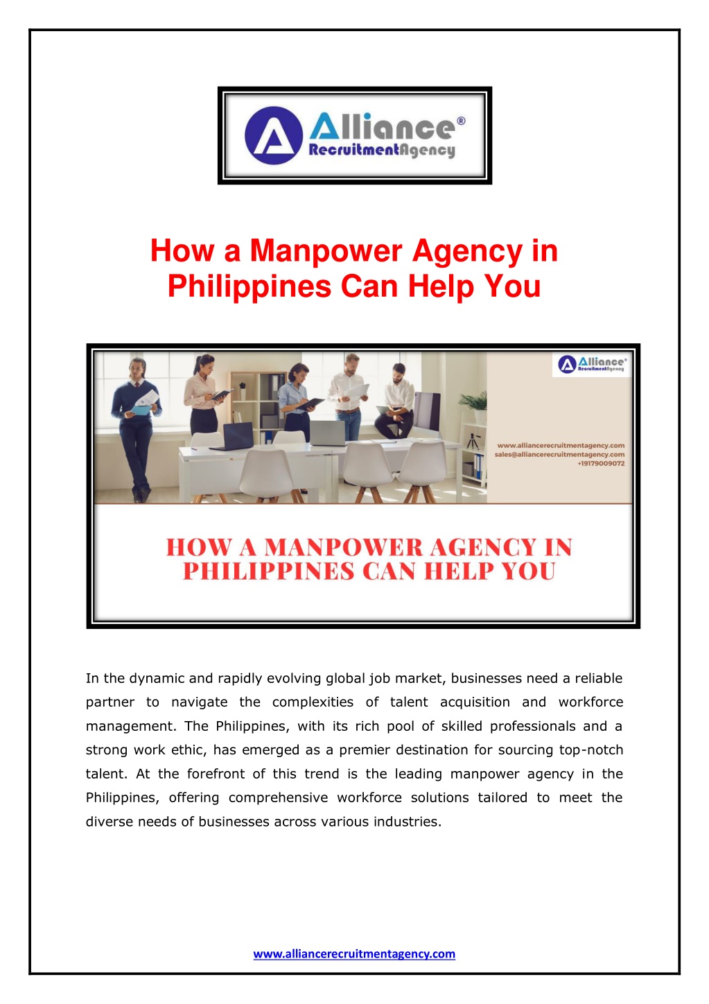 how a manpower agency in philippines can help you l.w