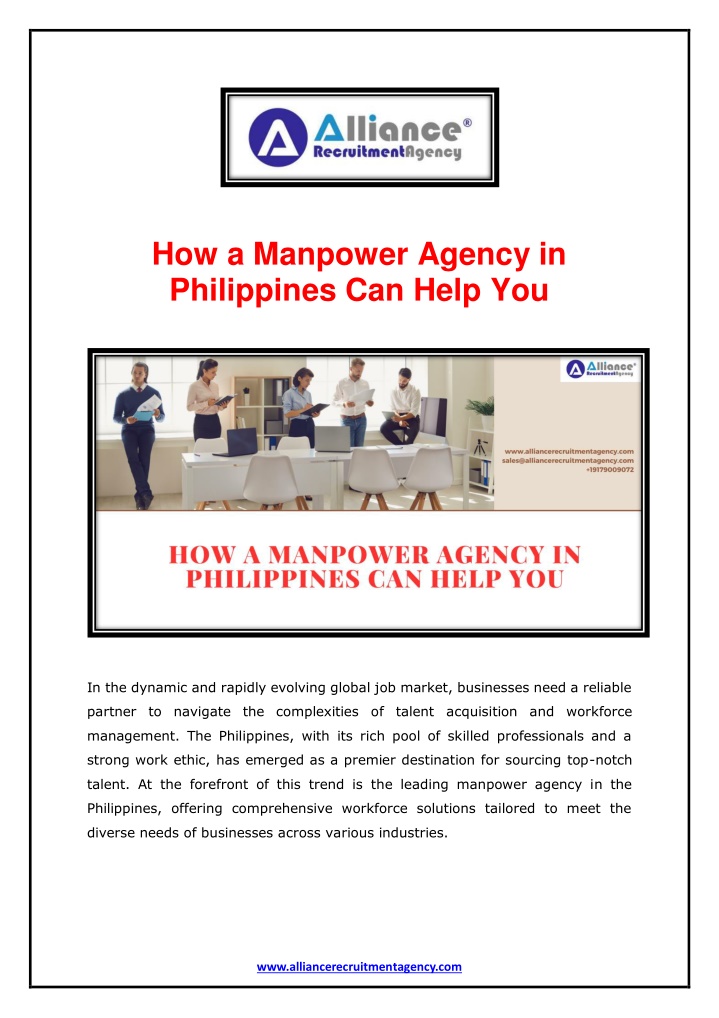 how a manpower agency in philippines can help you n.w