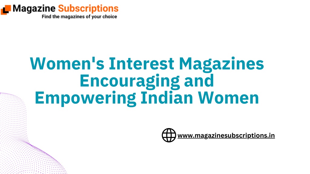 women s interest magazines encouraging l.w