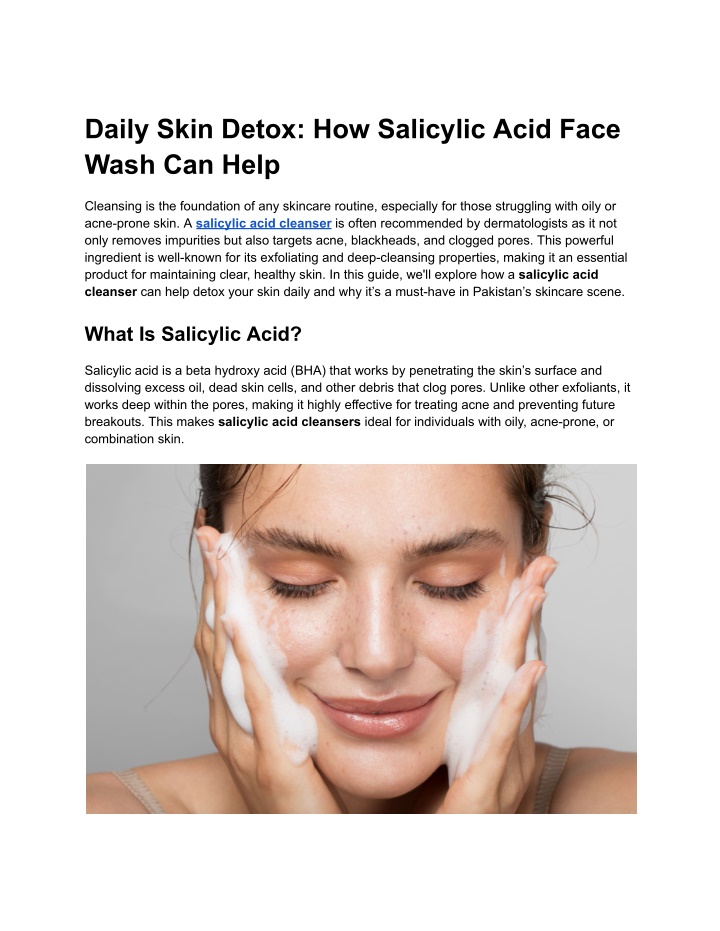 daily skin detox how salicylic acid face wash n.w