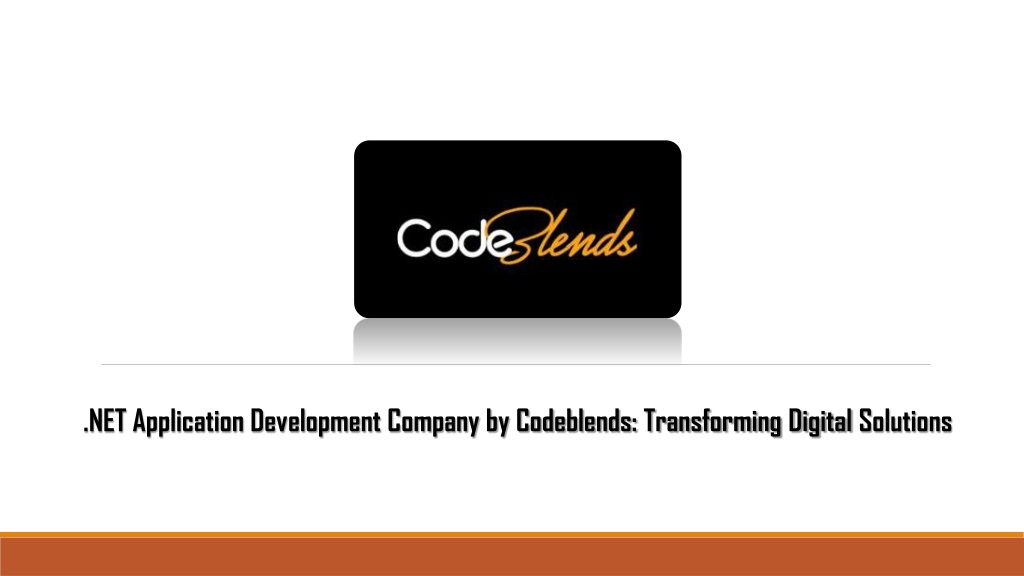 net application development company by codeblends l.w