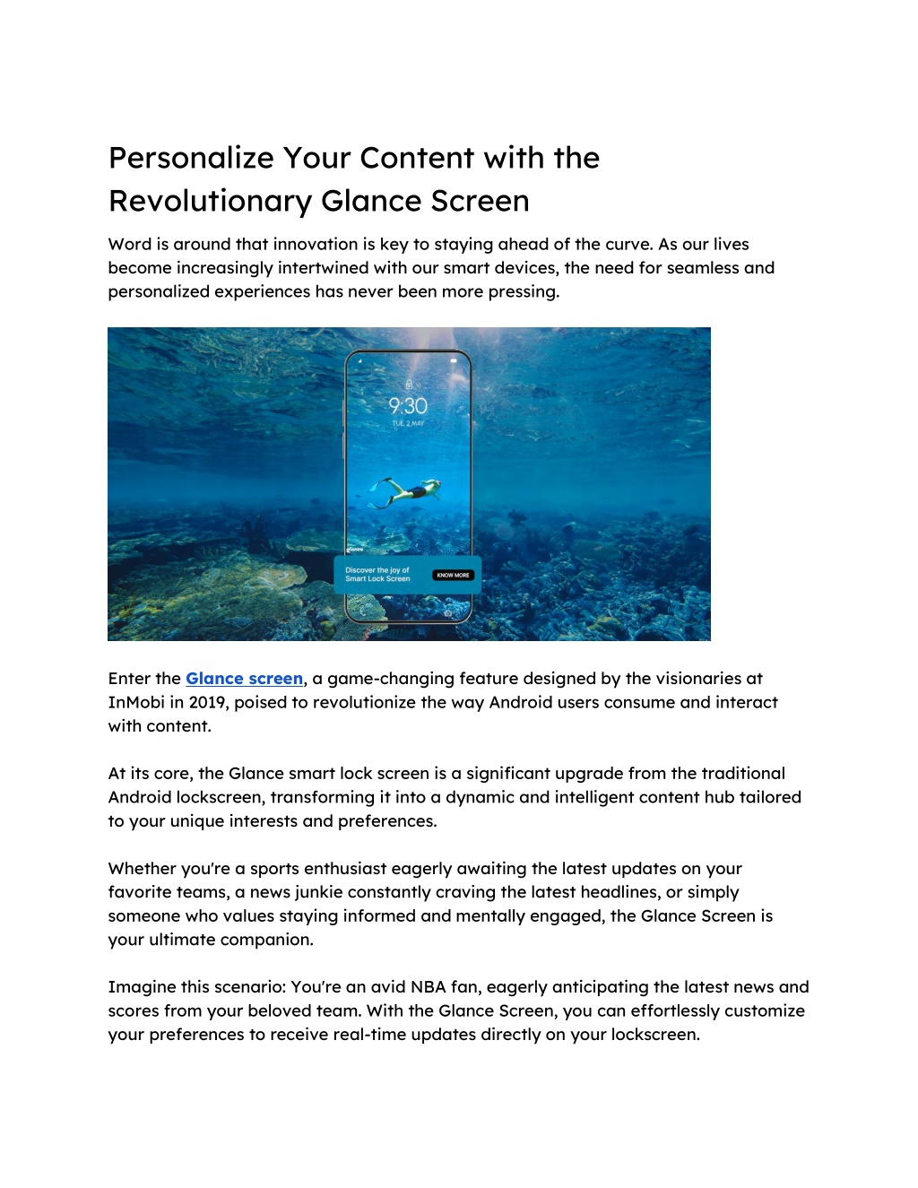 personalize your content with the revolutionary l.w