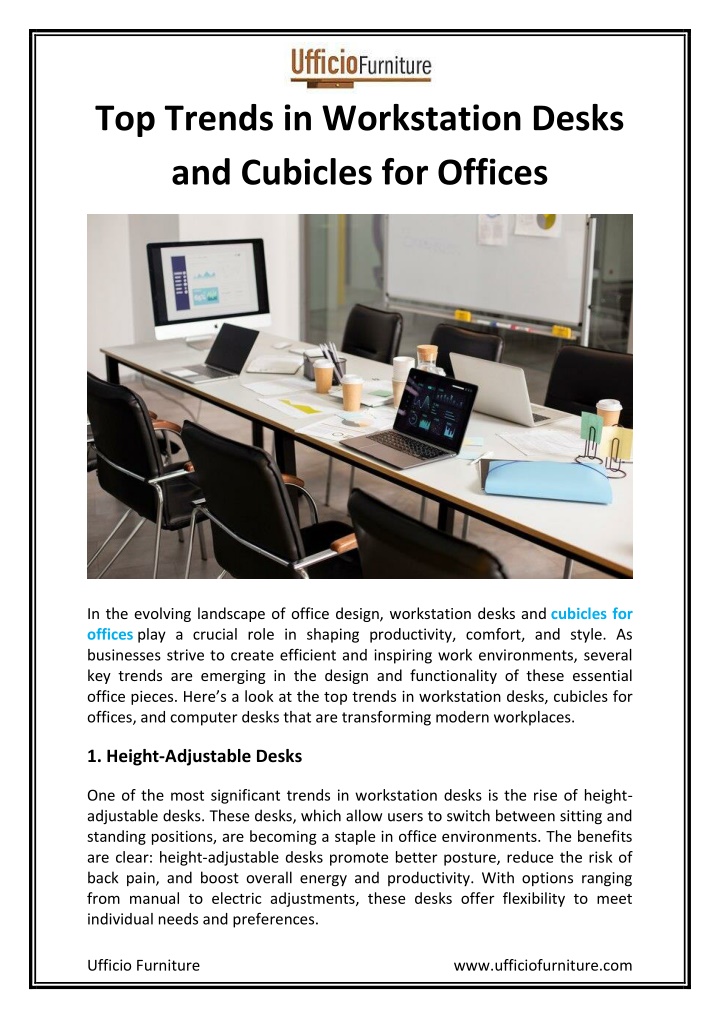 top trends in workstation desks and cubicles n.w