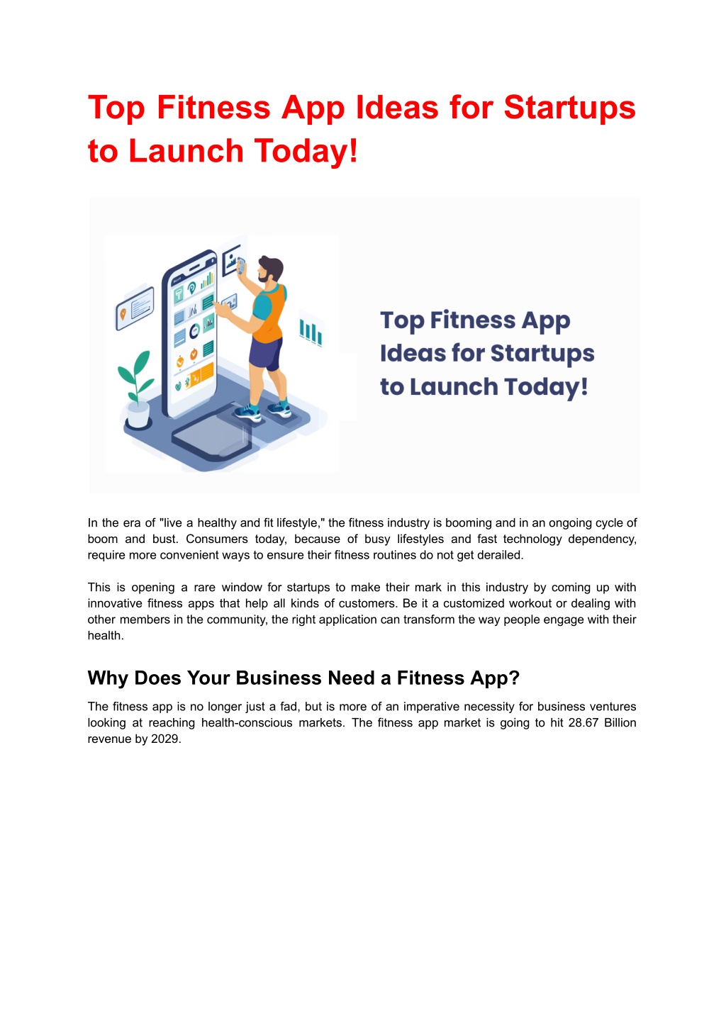 top fitness app ideas for startups to launch today l.w