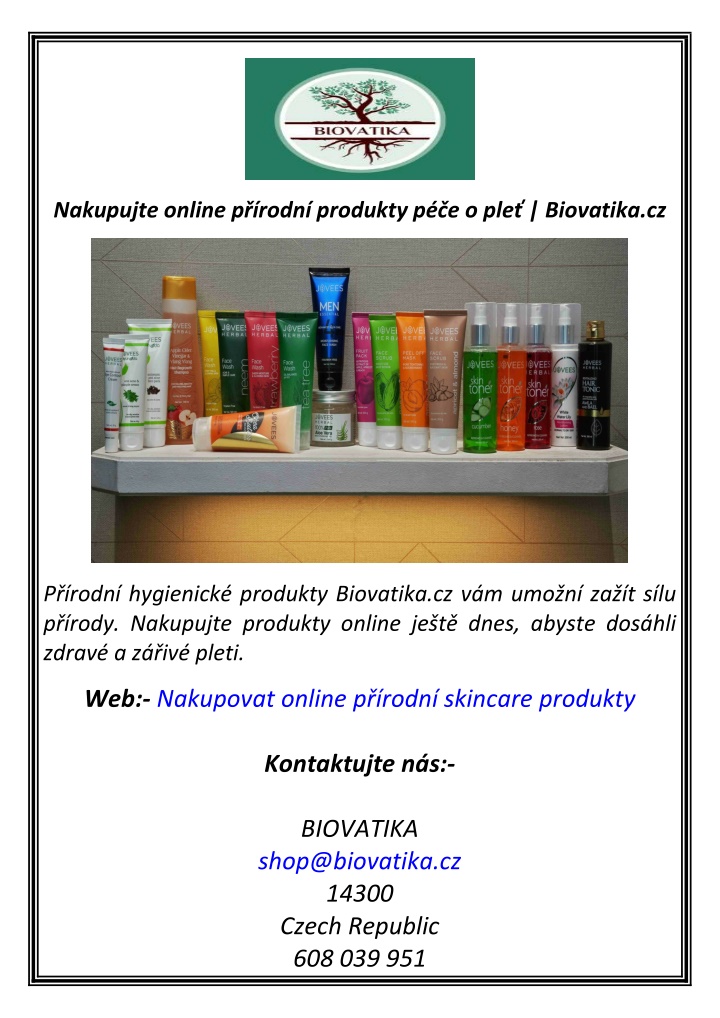 nakupujte online p rodn produkty n.w