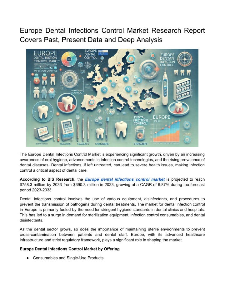 europe dental infections control market research n.w