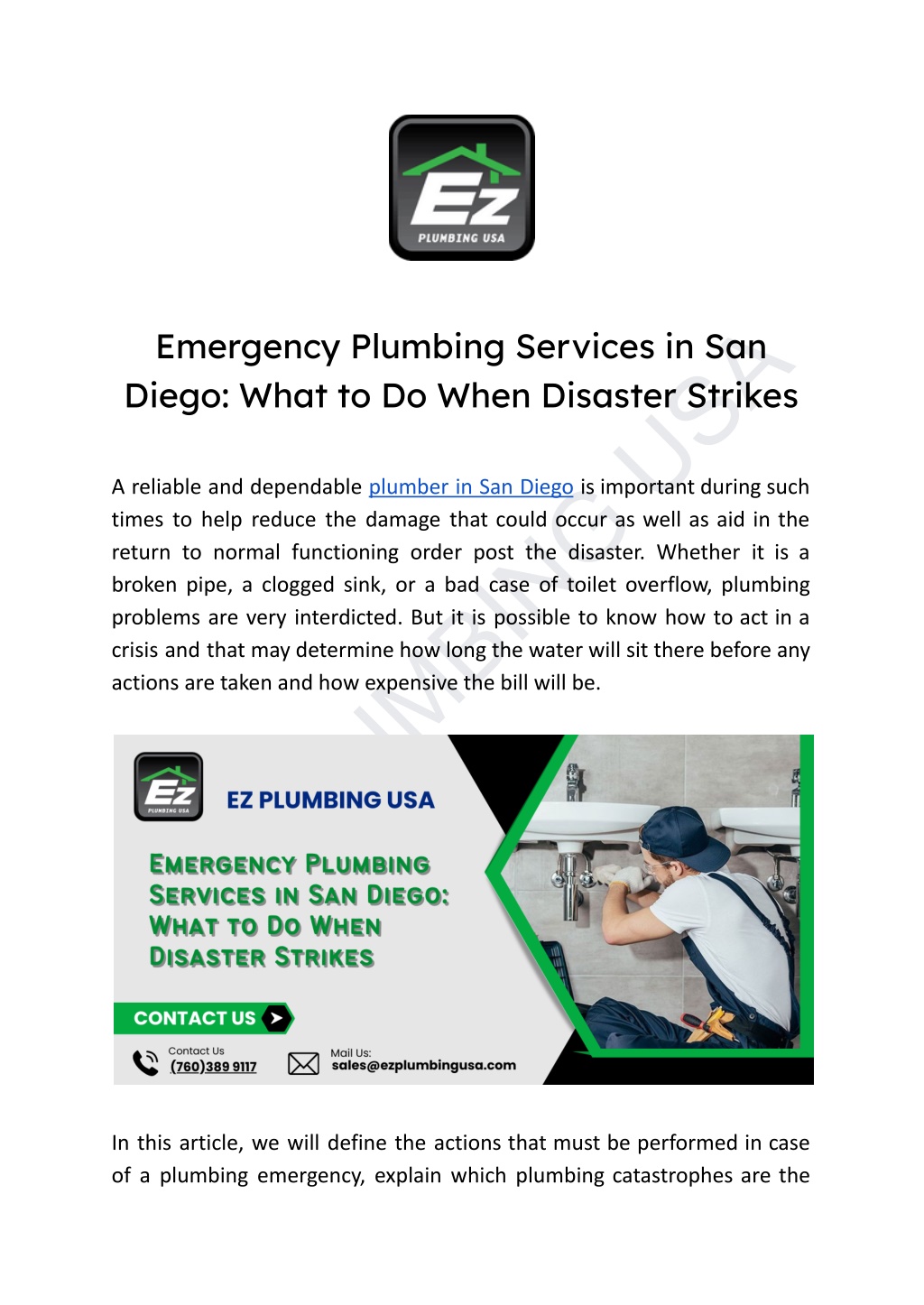 ez plumbing usa l.w