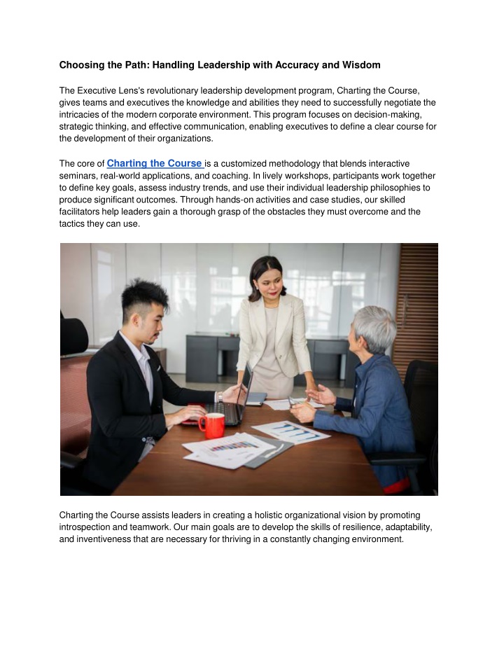 Choosing the Path_ Handling Leadership with Accuracy and Wisdom