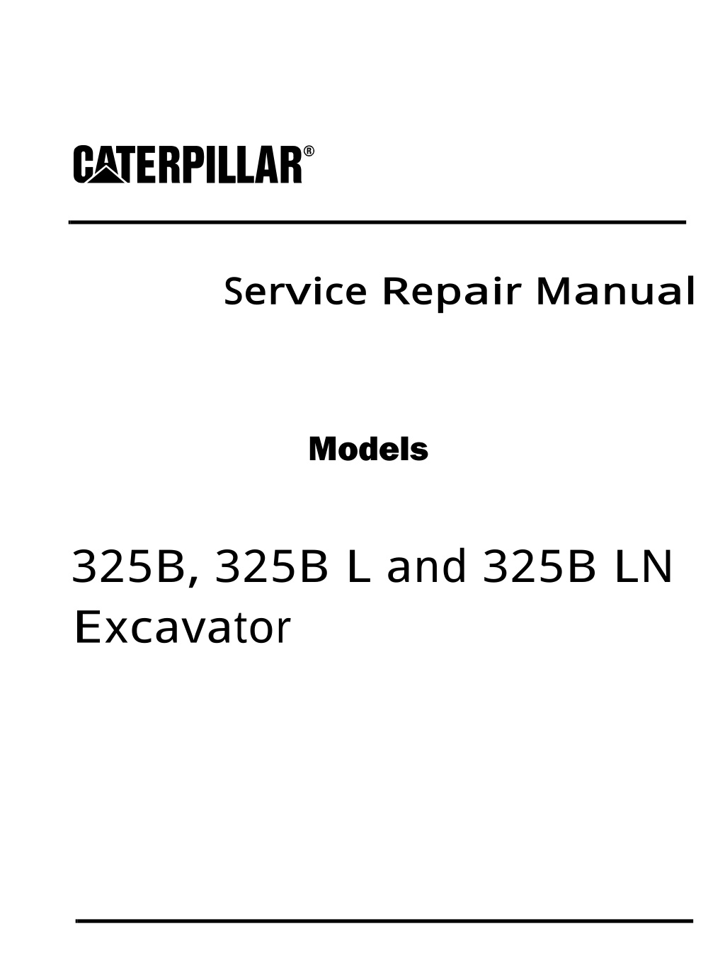 service repair manual l.w