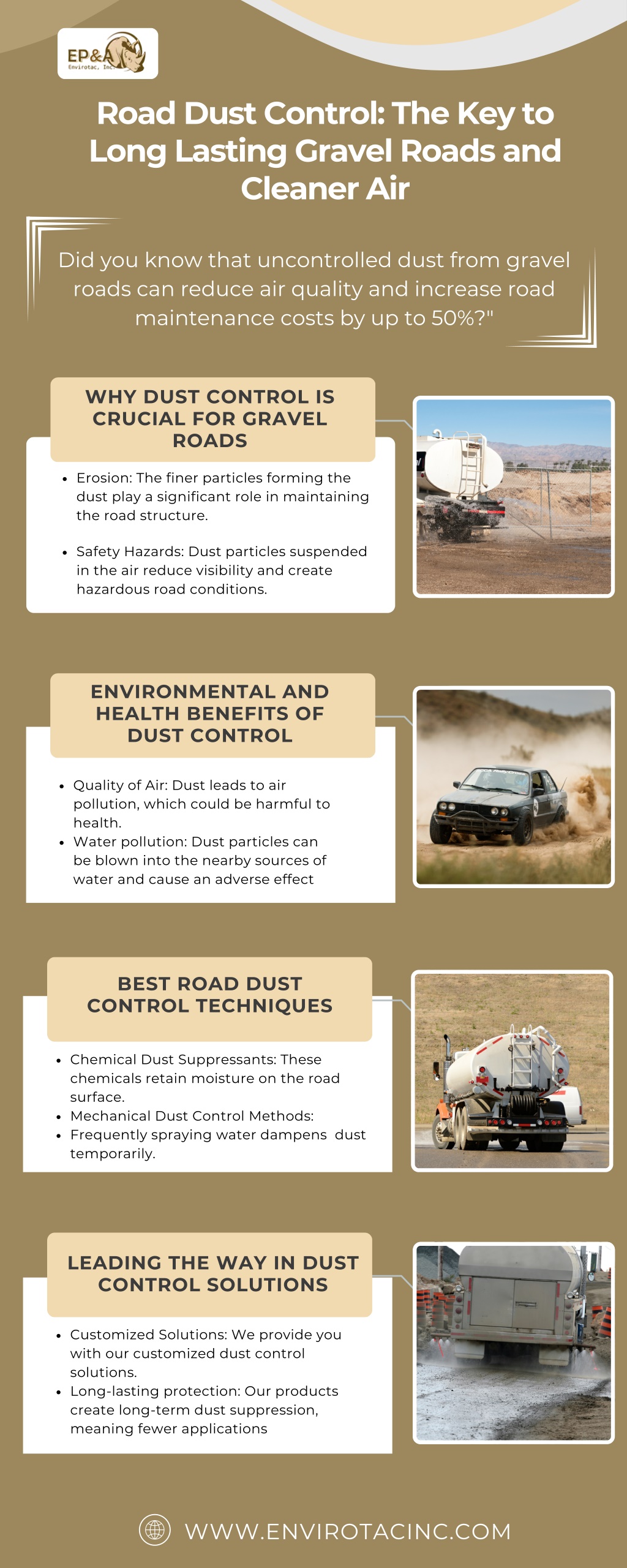 road dust control the key to long lasting gravel l.w