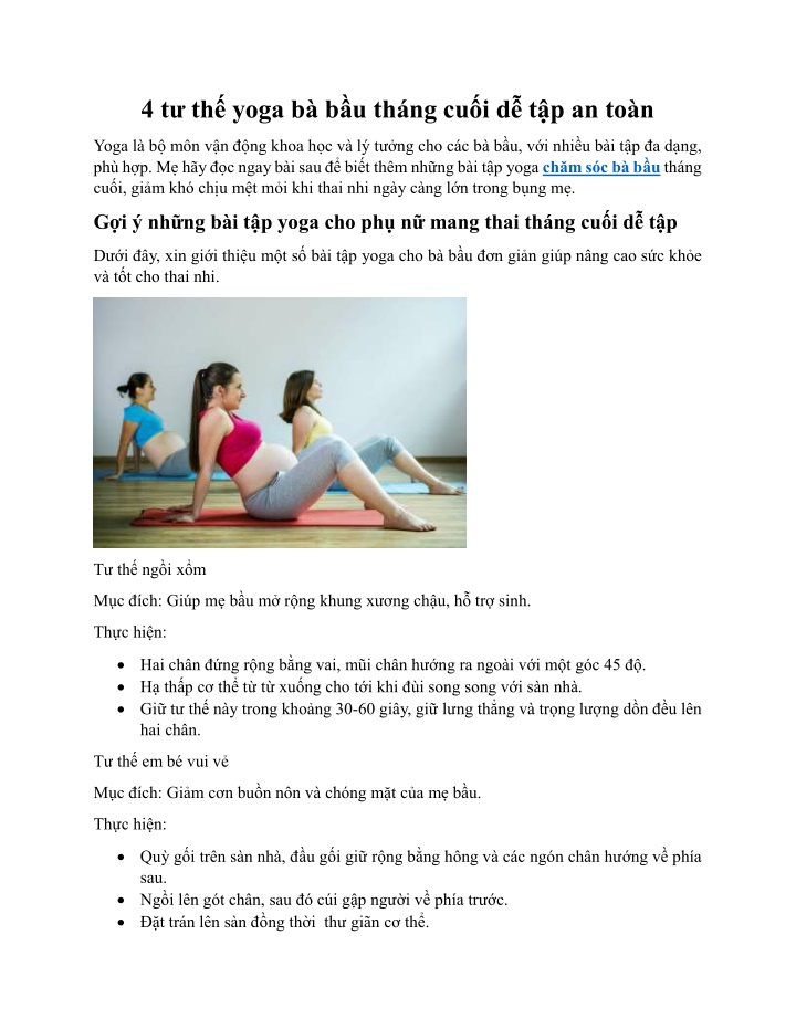 4 t th yoga b b u th ng cu i d t p an to n n.w