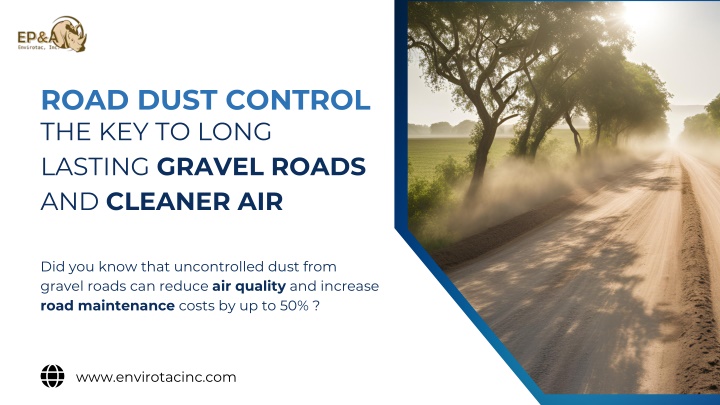road dust control the key to long lasting gravel n.w
