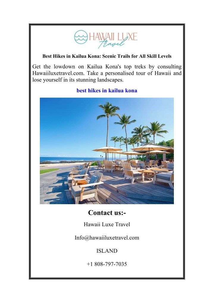 best hikes in kailua kona scenic trails n.w