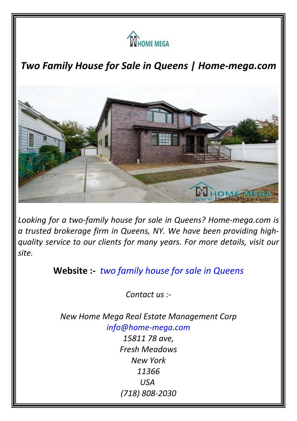 two family house for sale in queens home mega com l.w