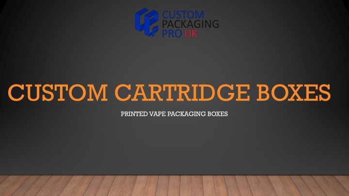 Custom Cartridge Boxes