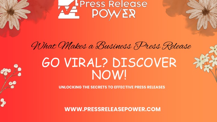 What Makes a Business Press Release Go Viral Discover Now!