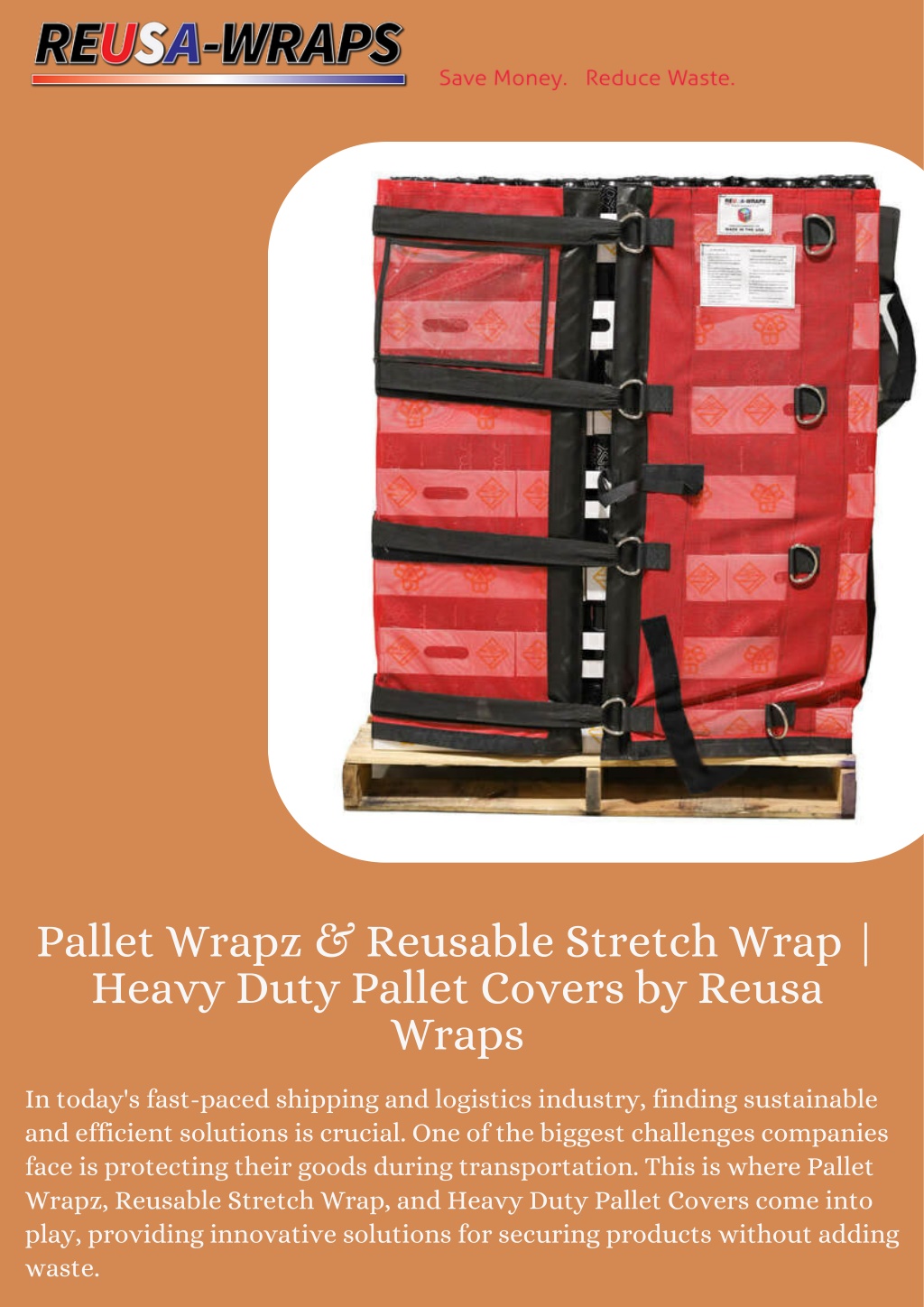 pallet wrapz reusable stretch wrap heavy duty l.w