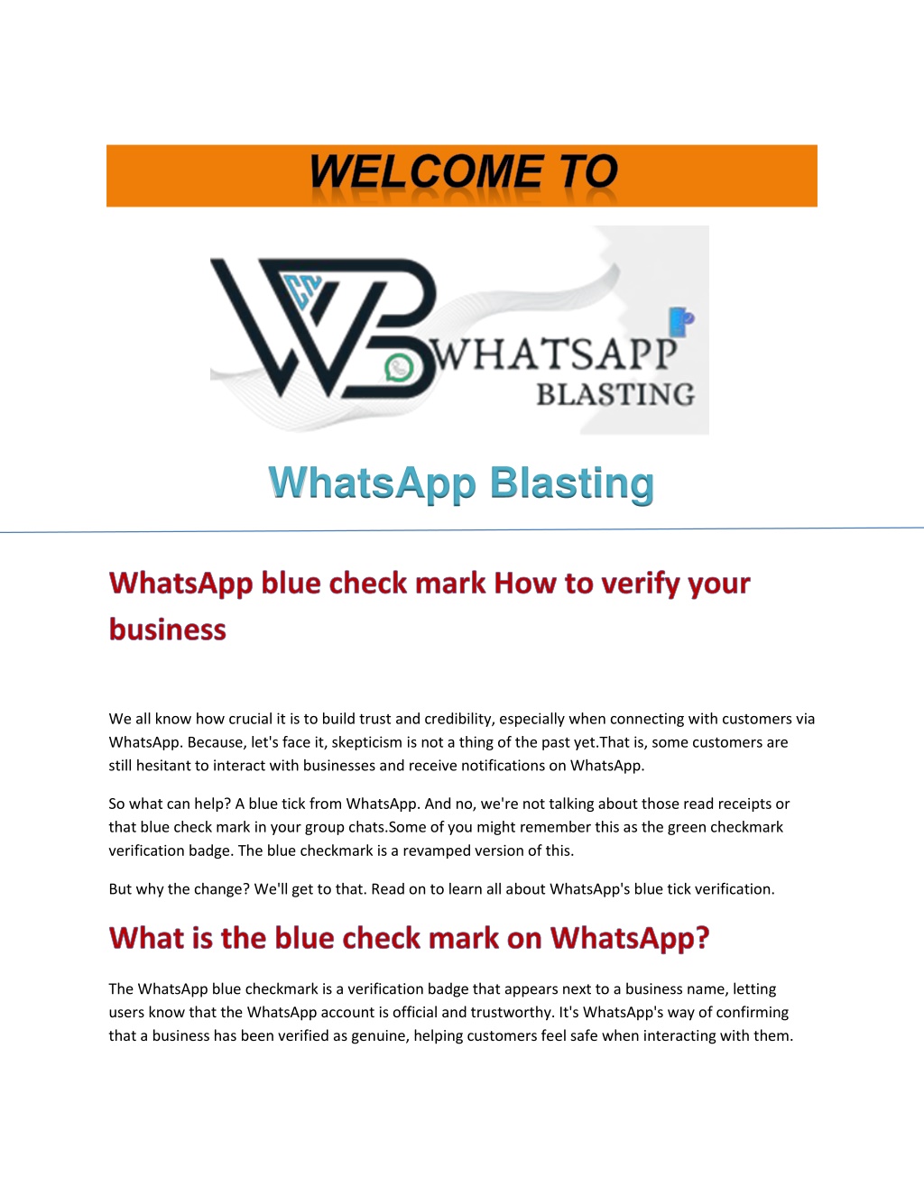 whatsapp blasting l.w