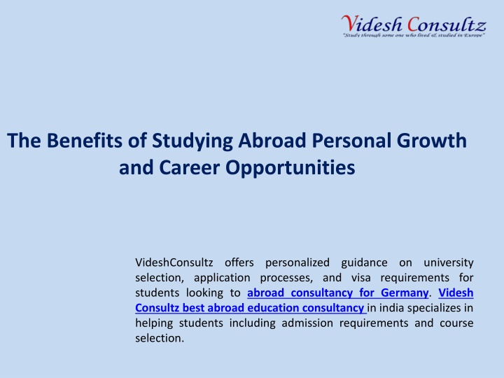 The Benefits of Studying Abroad Personal Growth and Career Opportunities