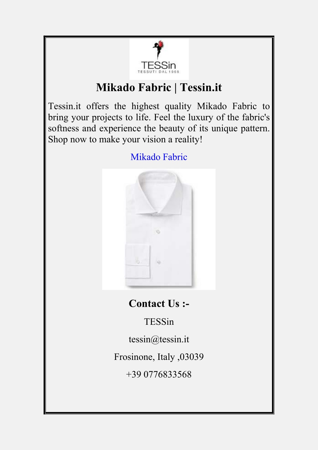 mikado fabric tessin it l.w