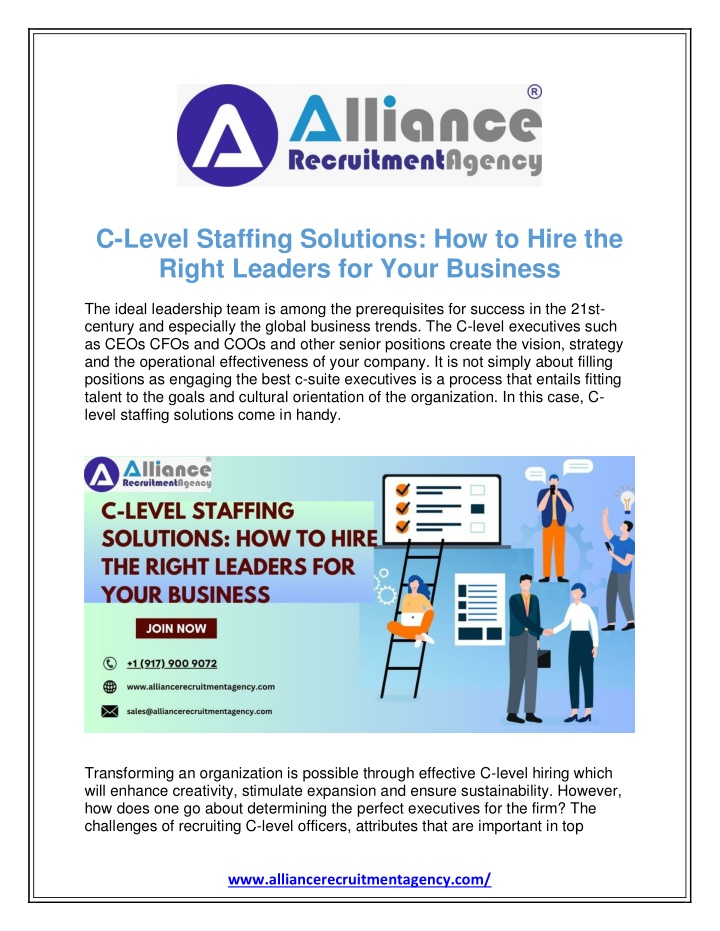c level staffing solutions how to hire the right n.w