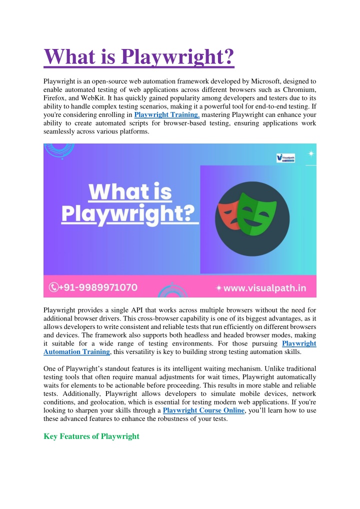 what is playwright n.w