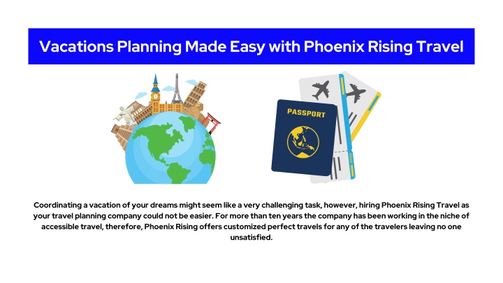 vacations planning made easy with phoenix rising n.w