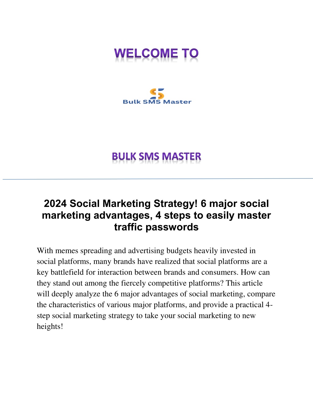 2024 social marketing strategy 6 major social l.w