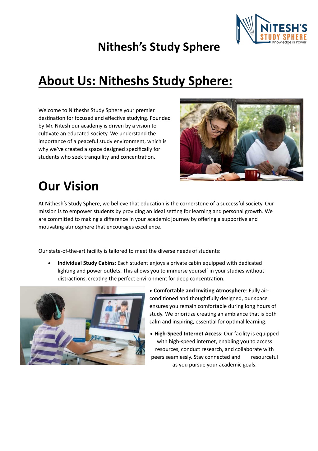 nithesh s study sphere l.w