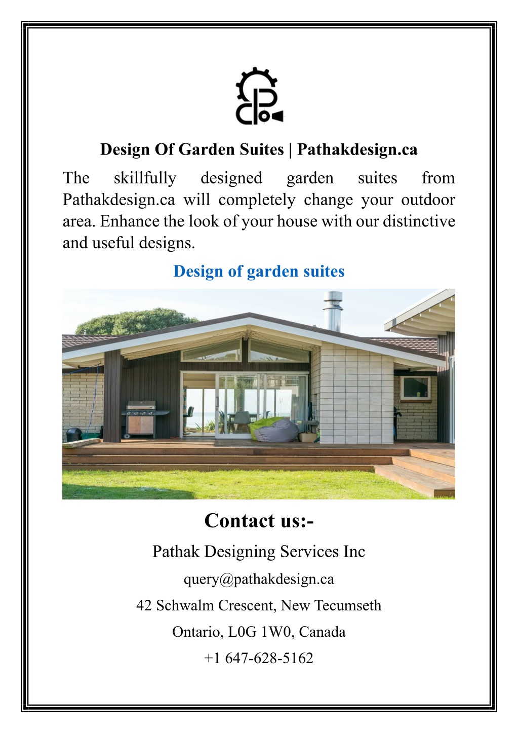 design of garden suites pathakdesign ca l.w