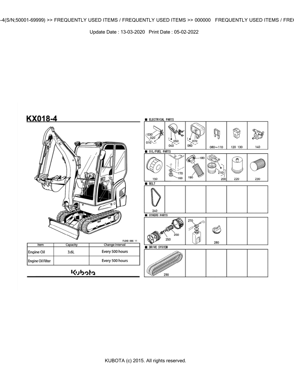 bkida5044 kx018 4 s n 50001 69999 frequently used l.w