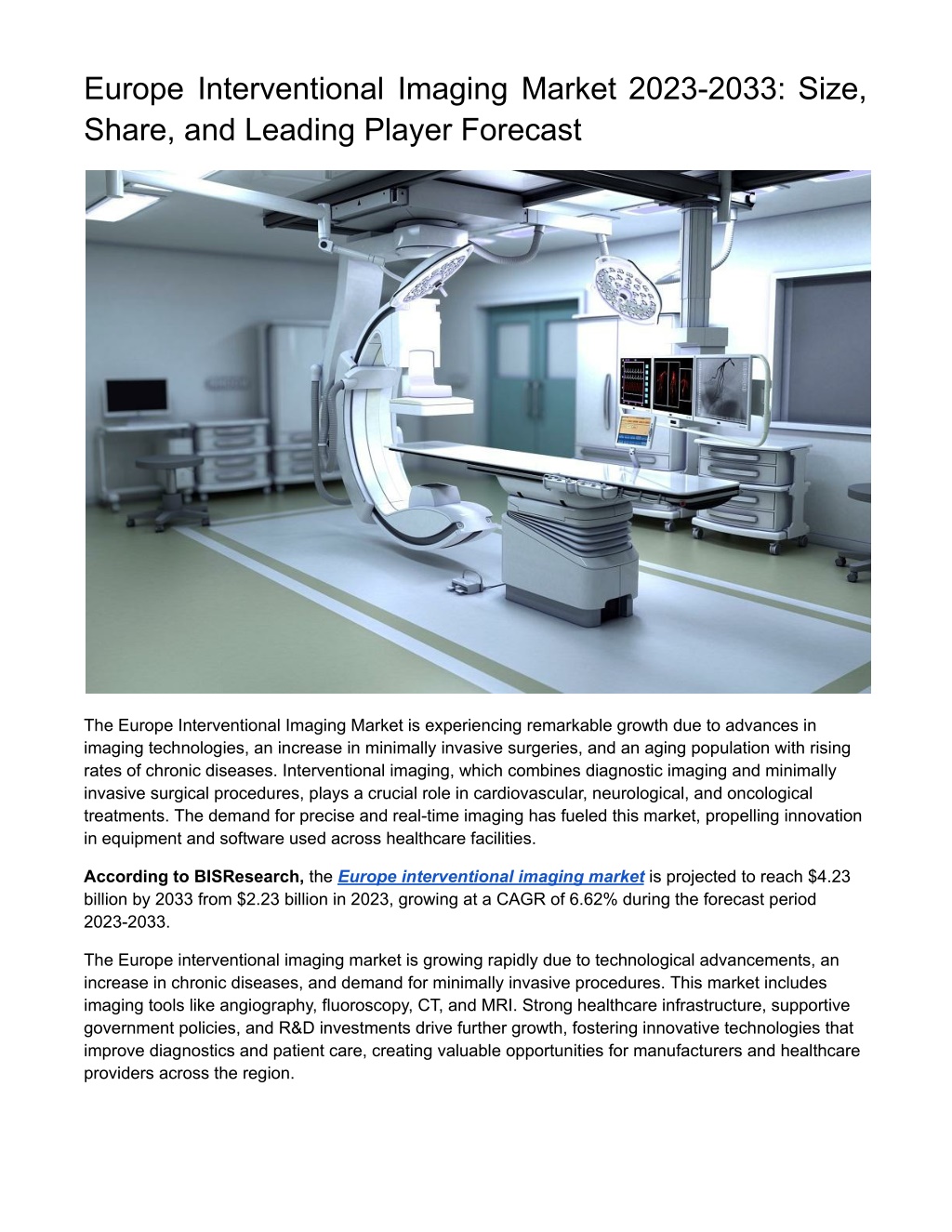 europe interventional imaging market 2023 2033 l.w