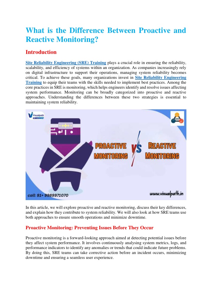 what is the difference between proactive n.w