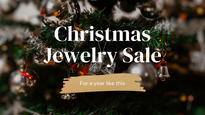 Christmas Jewelry Sale