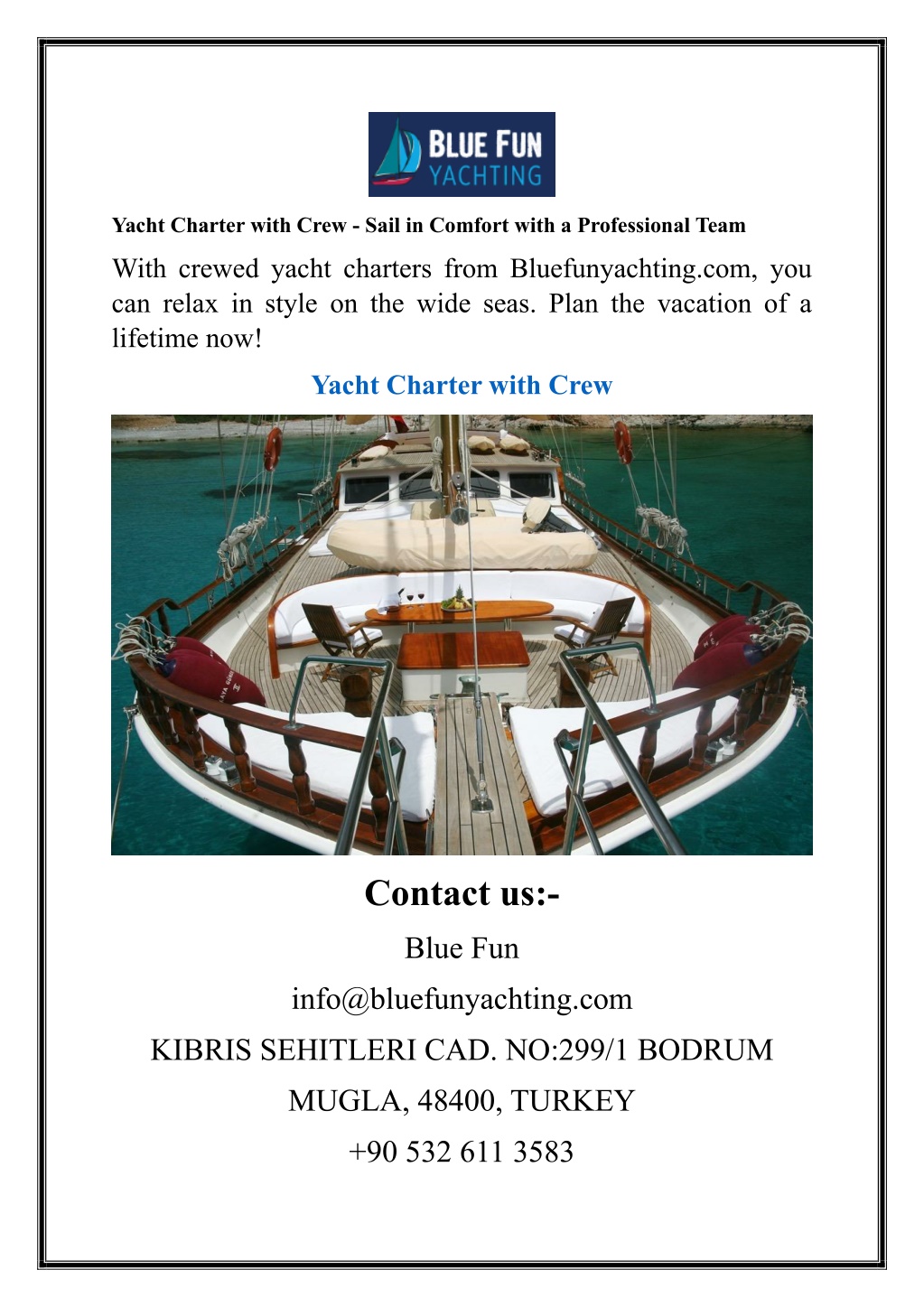 yacht charter with crew sail in comfort with l.w