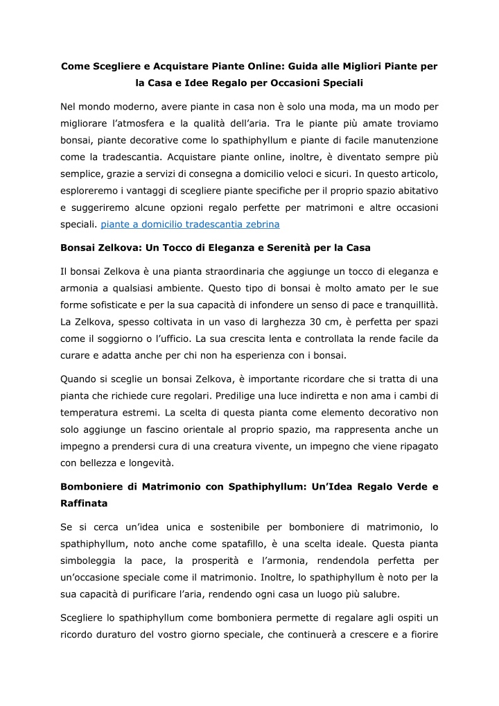 come scegliere e acquistare piante online guida n.w