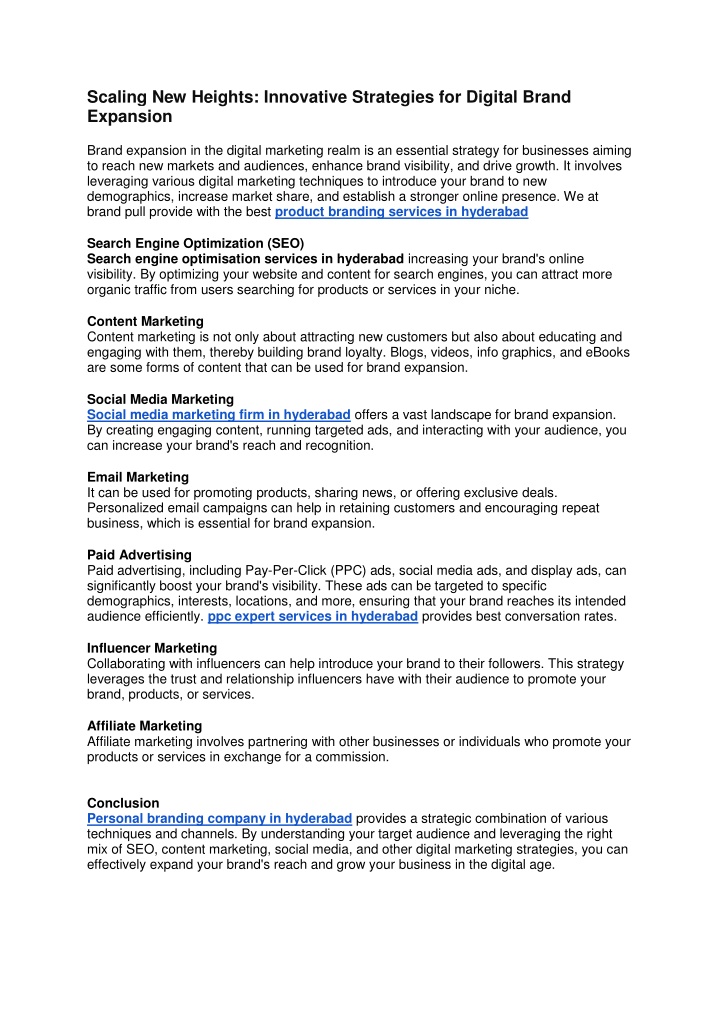 scaling new heights innovative strategies n.w