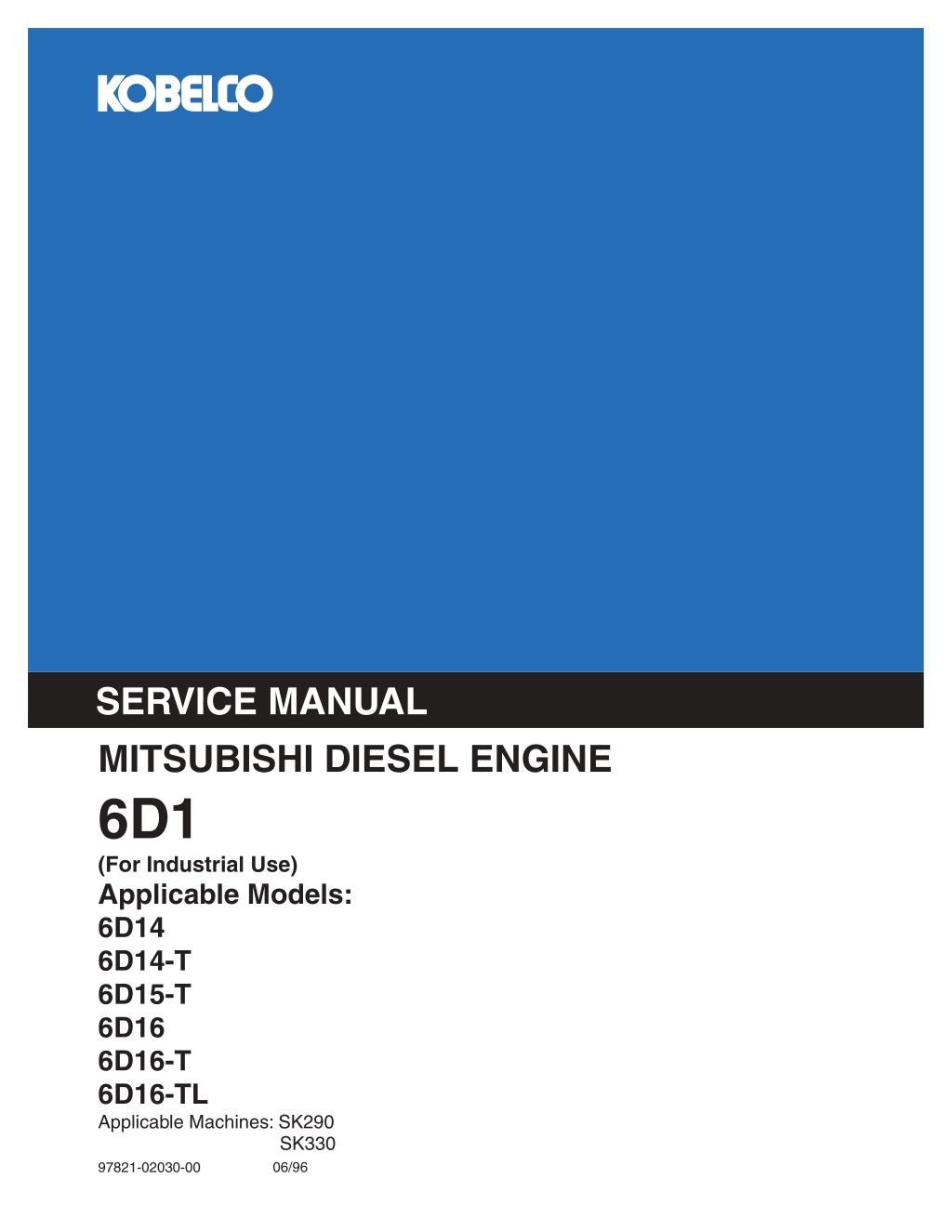 service manual mitsubishi diesel engine l.w