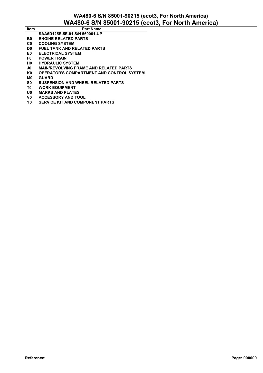 wa480 6 s n 85001 90215 ecot3 for north america l.w