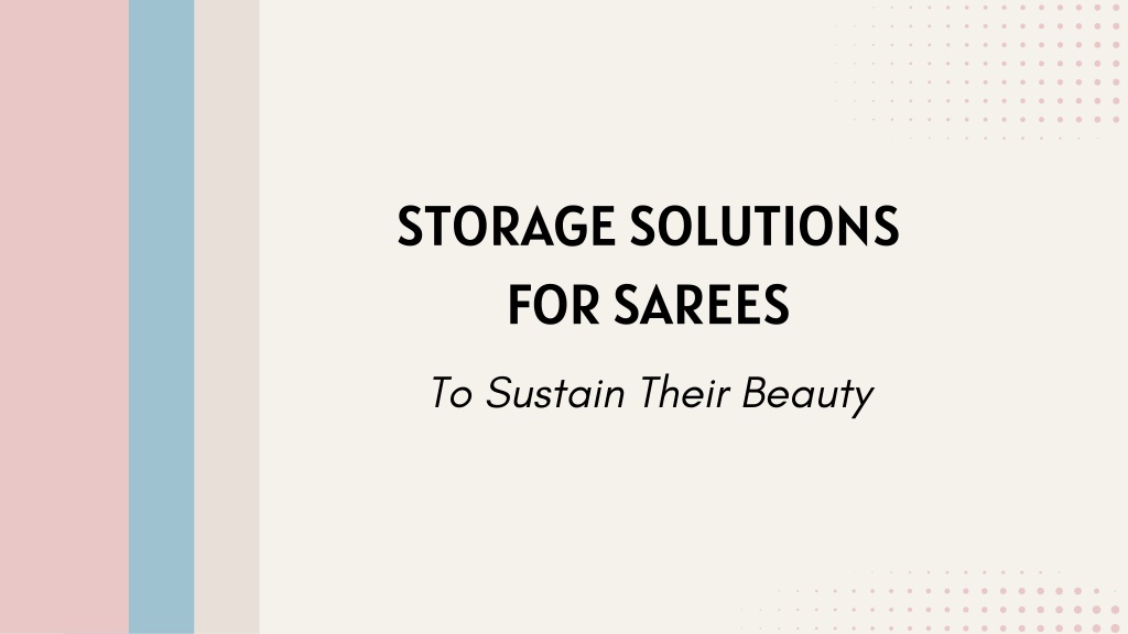 storage solutions for sarees l.w