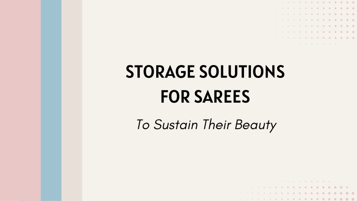 storage solutions for sarees n.w