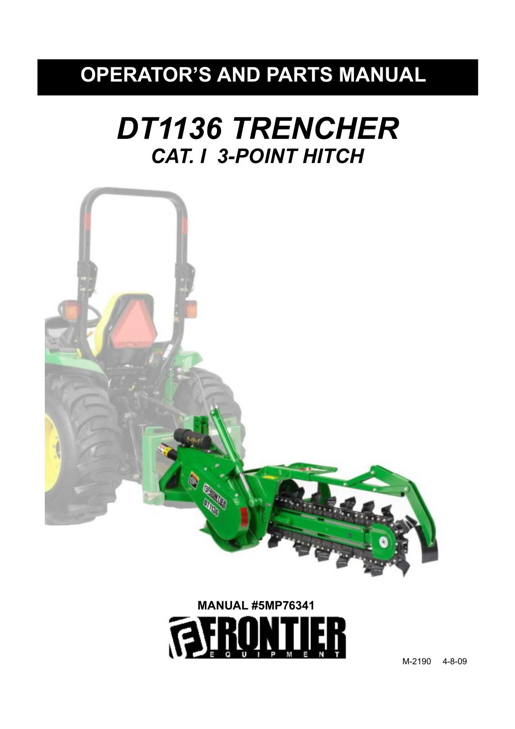 operator s and parts manual l.w