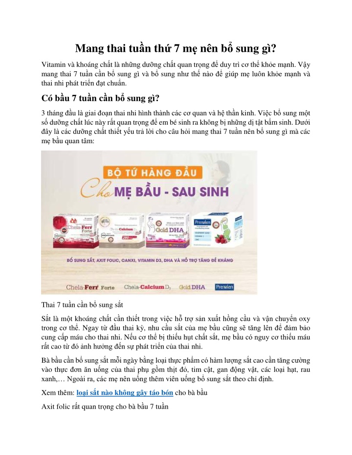 mang thai tu n th 7 m n n b sung g n.w