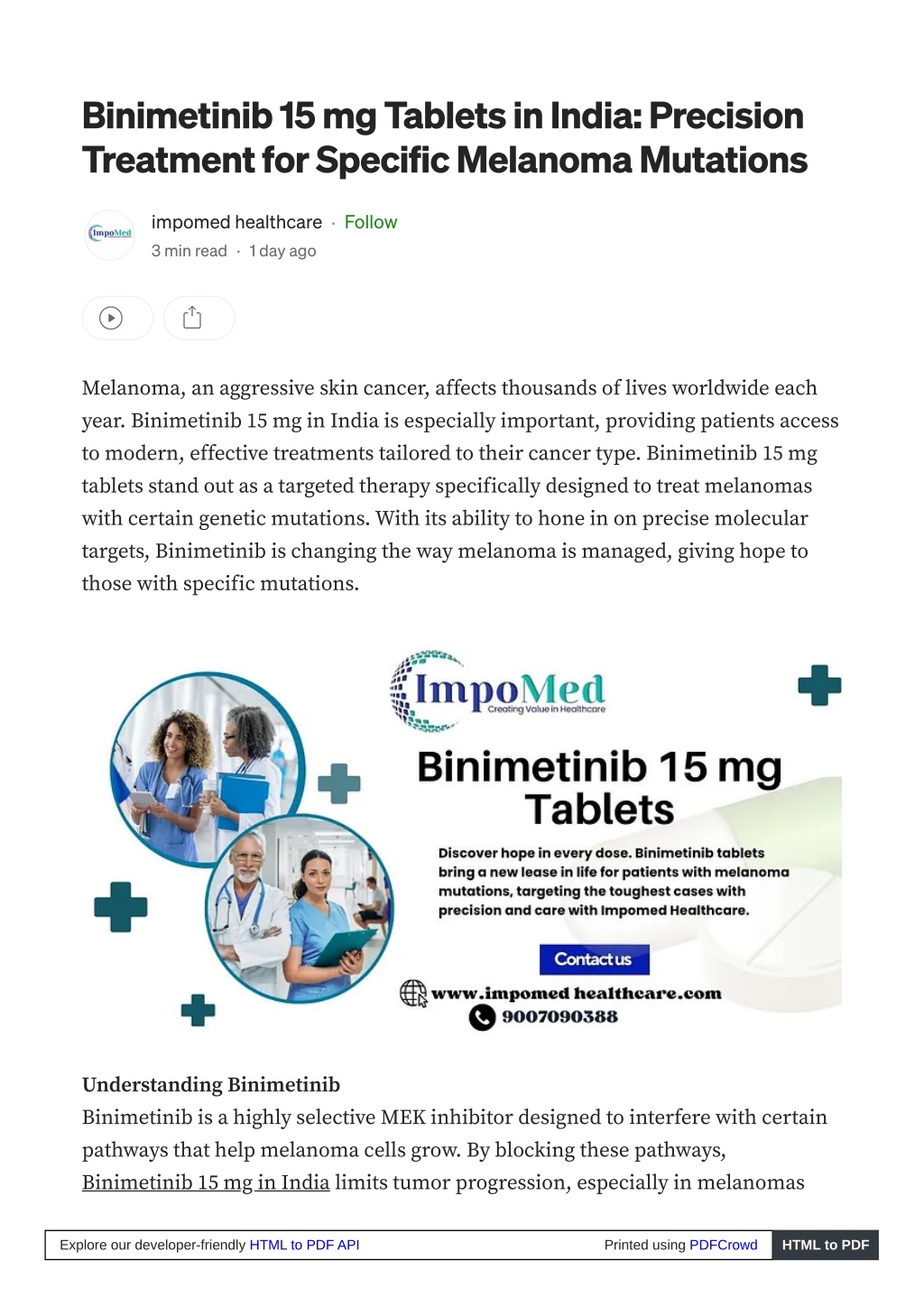 binimetinib 15 mg tablets in india precision l.w