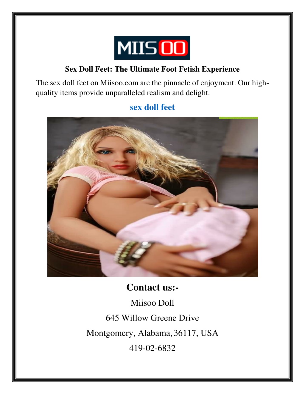 sex doll feet the ultimate foot fetish experience l.w