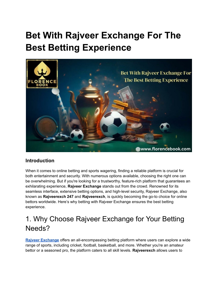 bet with rajveer exchange for the best betting n.w