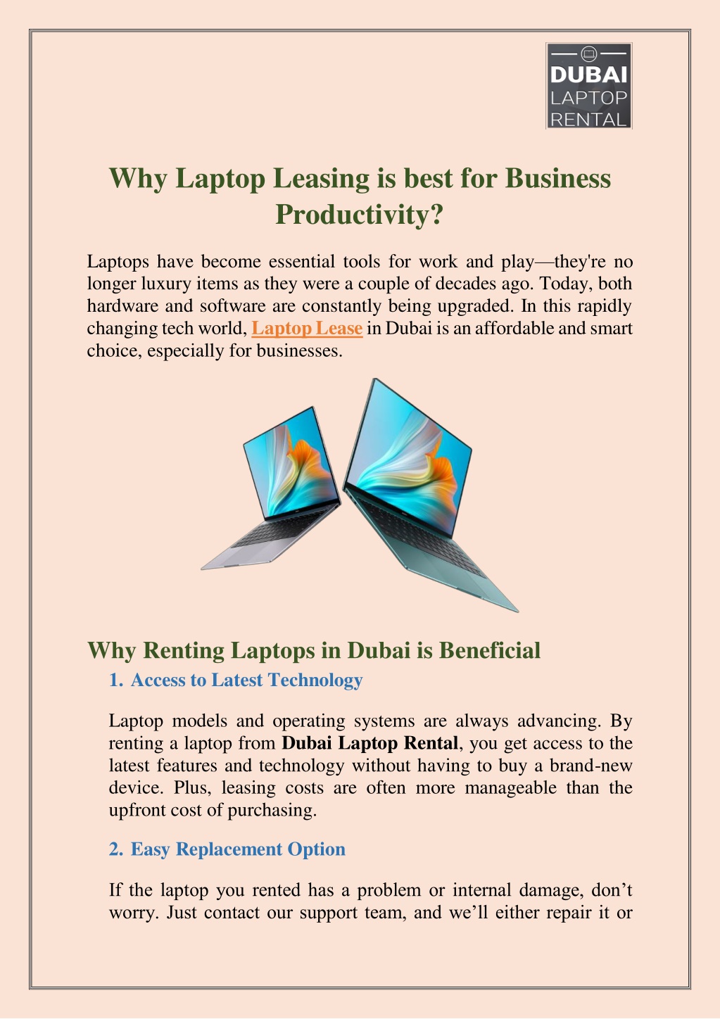 why laptop leasing is best for business l.w